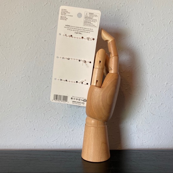 NEW! Scunci Effortless Beauty Jaw Hair Clips 3 - Picture 5 of 6